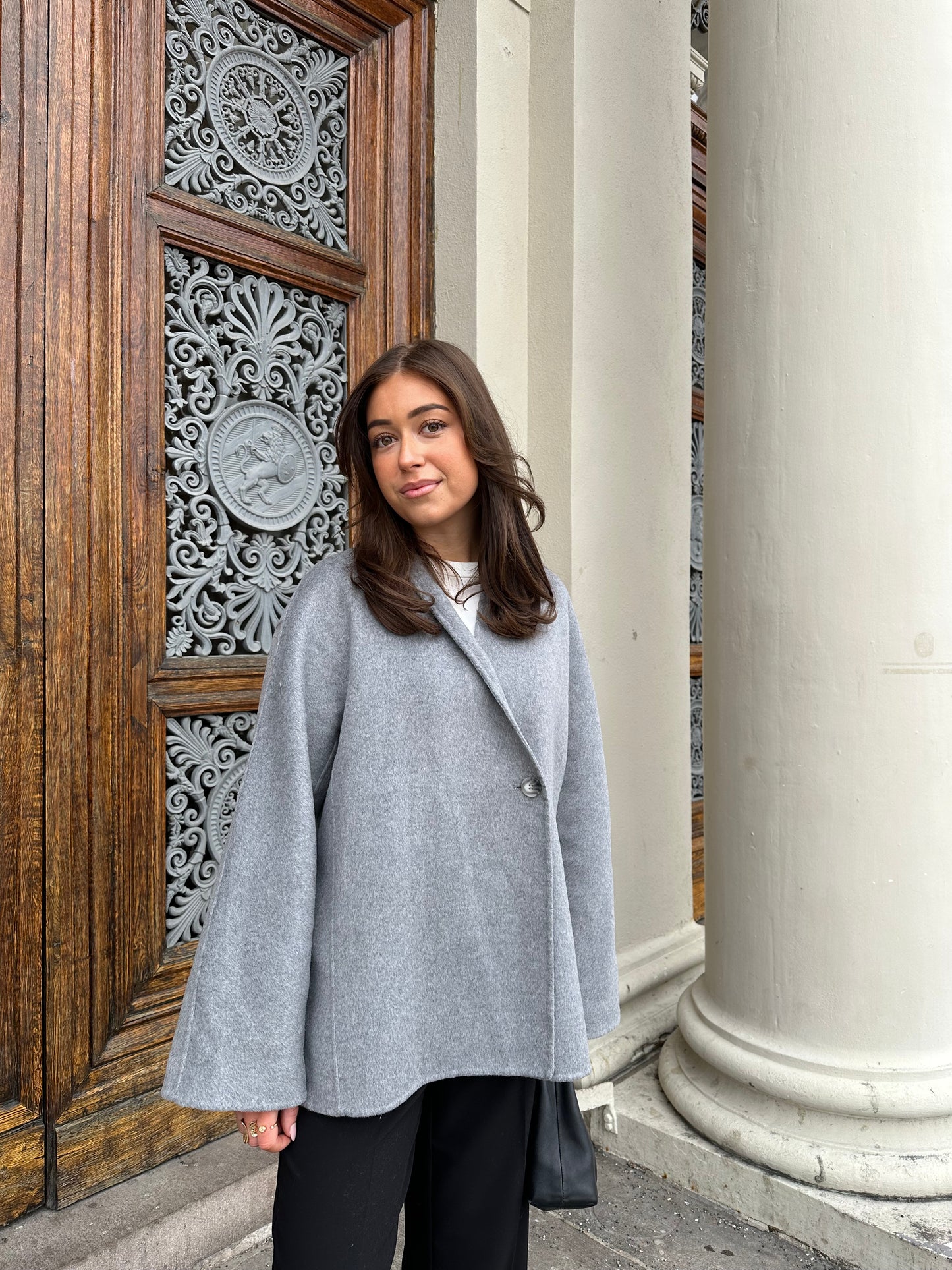 OBJLINN Jacket - Medium Grey Melange