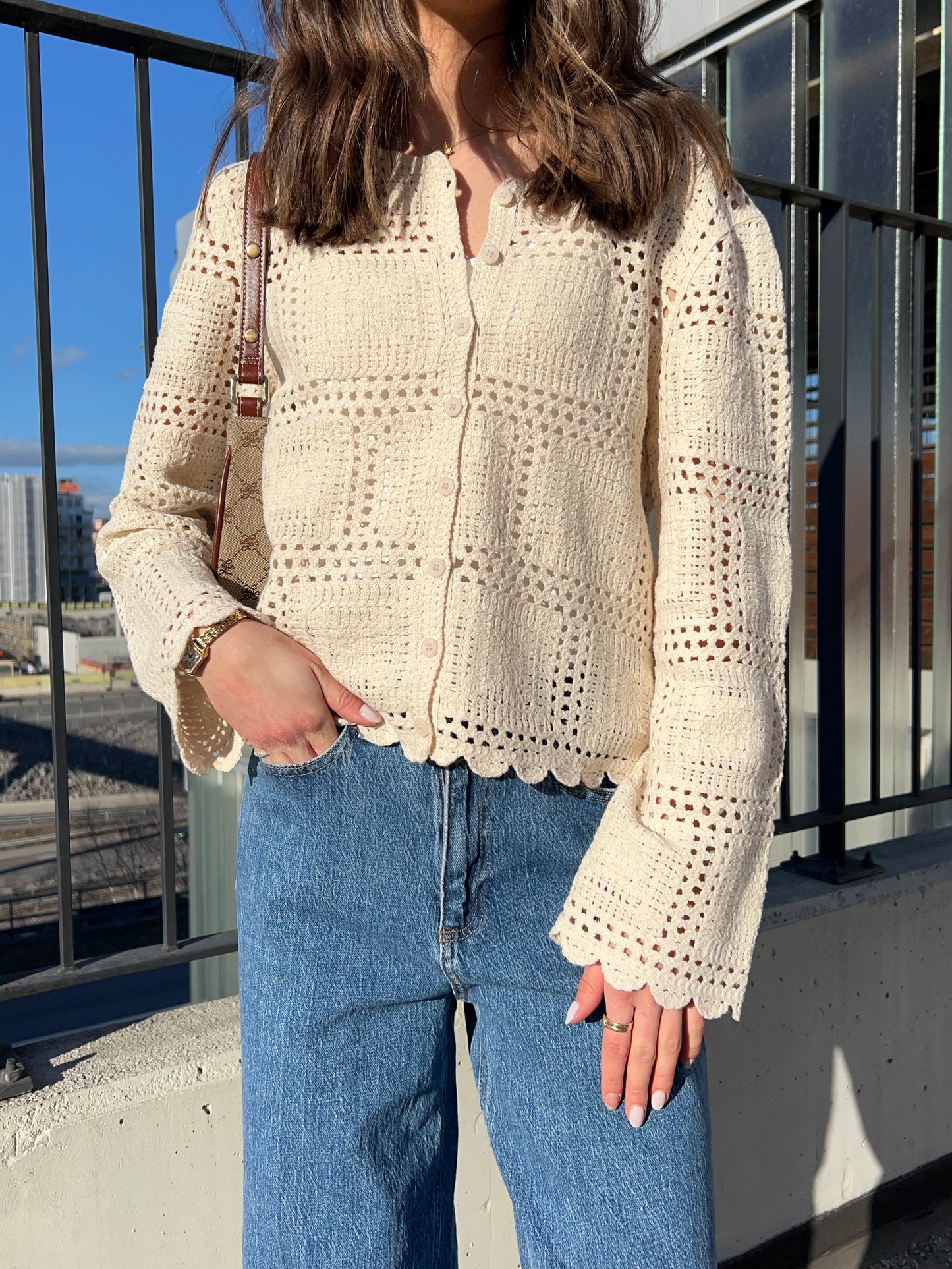 OBJORELLA Pullover - Sandshell