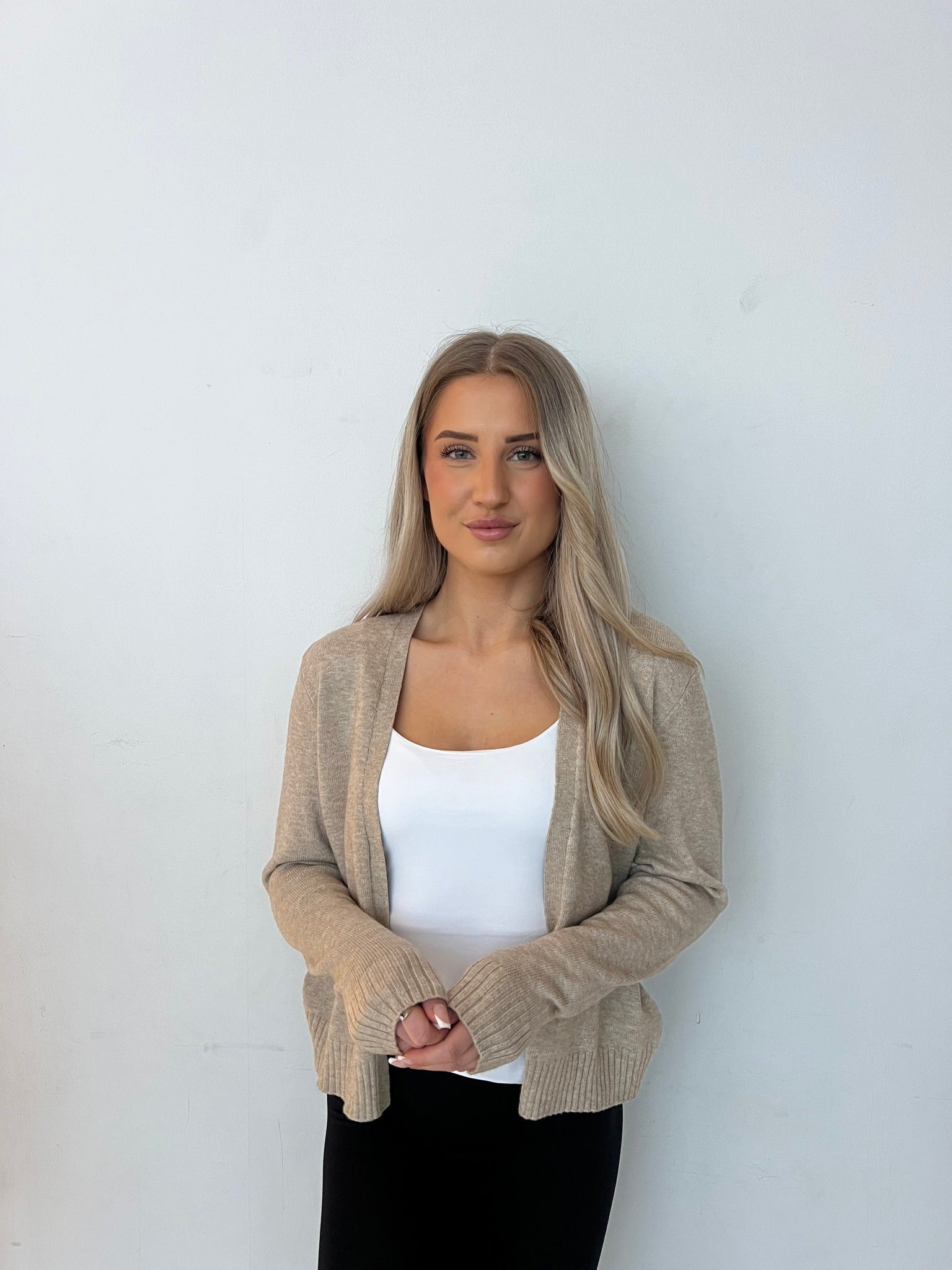 VIRIL Cardigan - Natural Melange