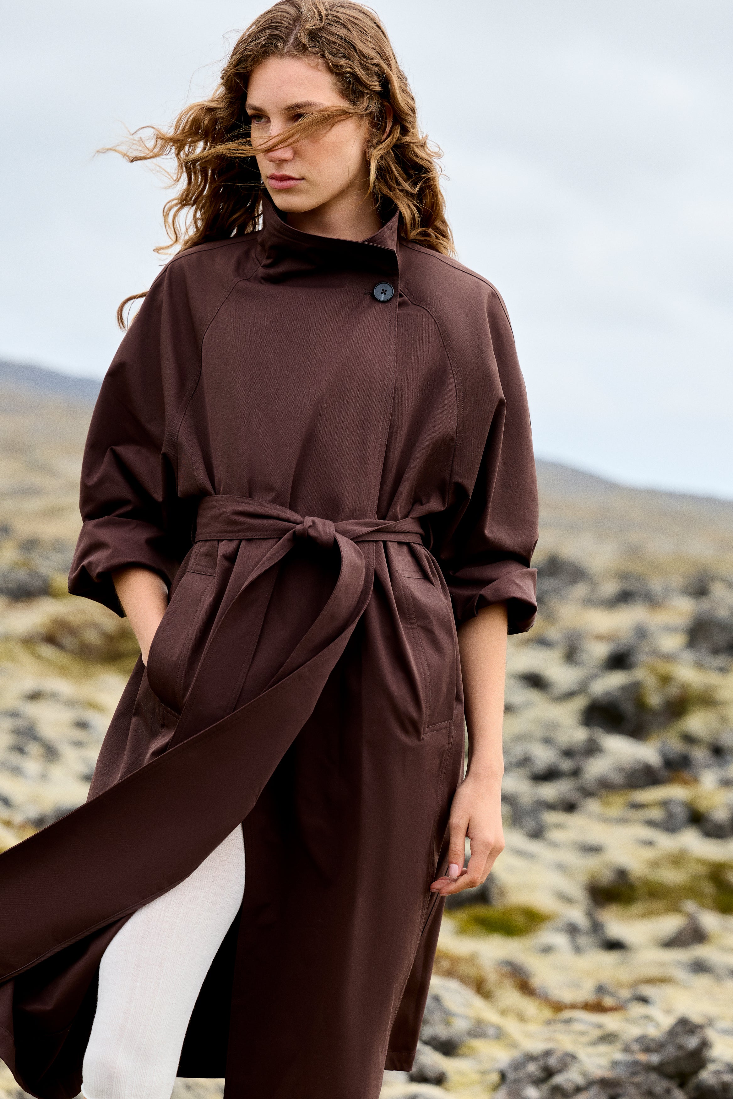 VIKIWI Coat - Coffee Bean