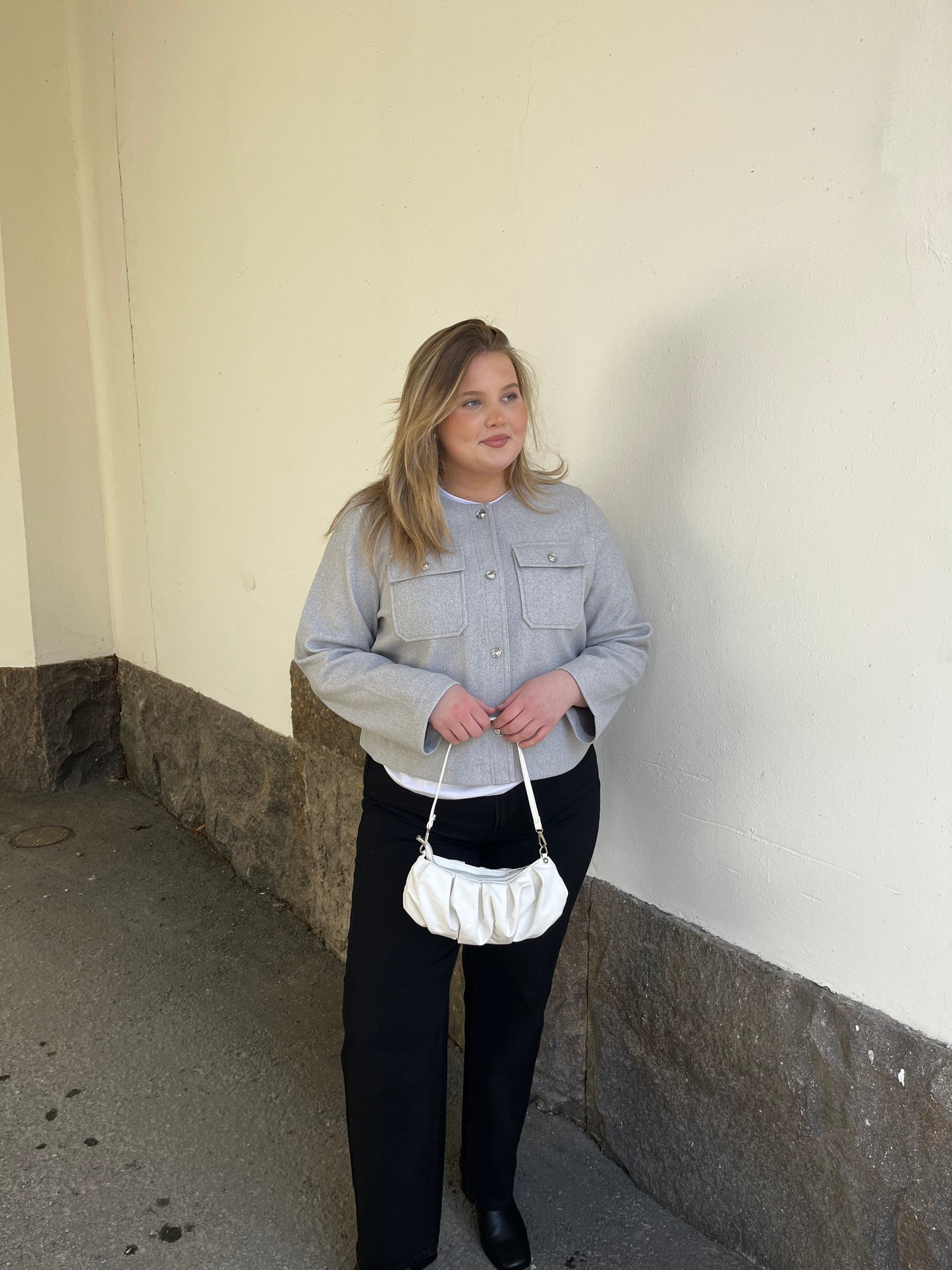 VISOLO Jacket - Light Grey Melange