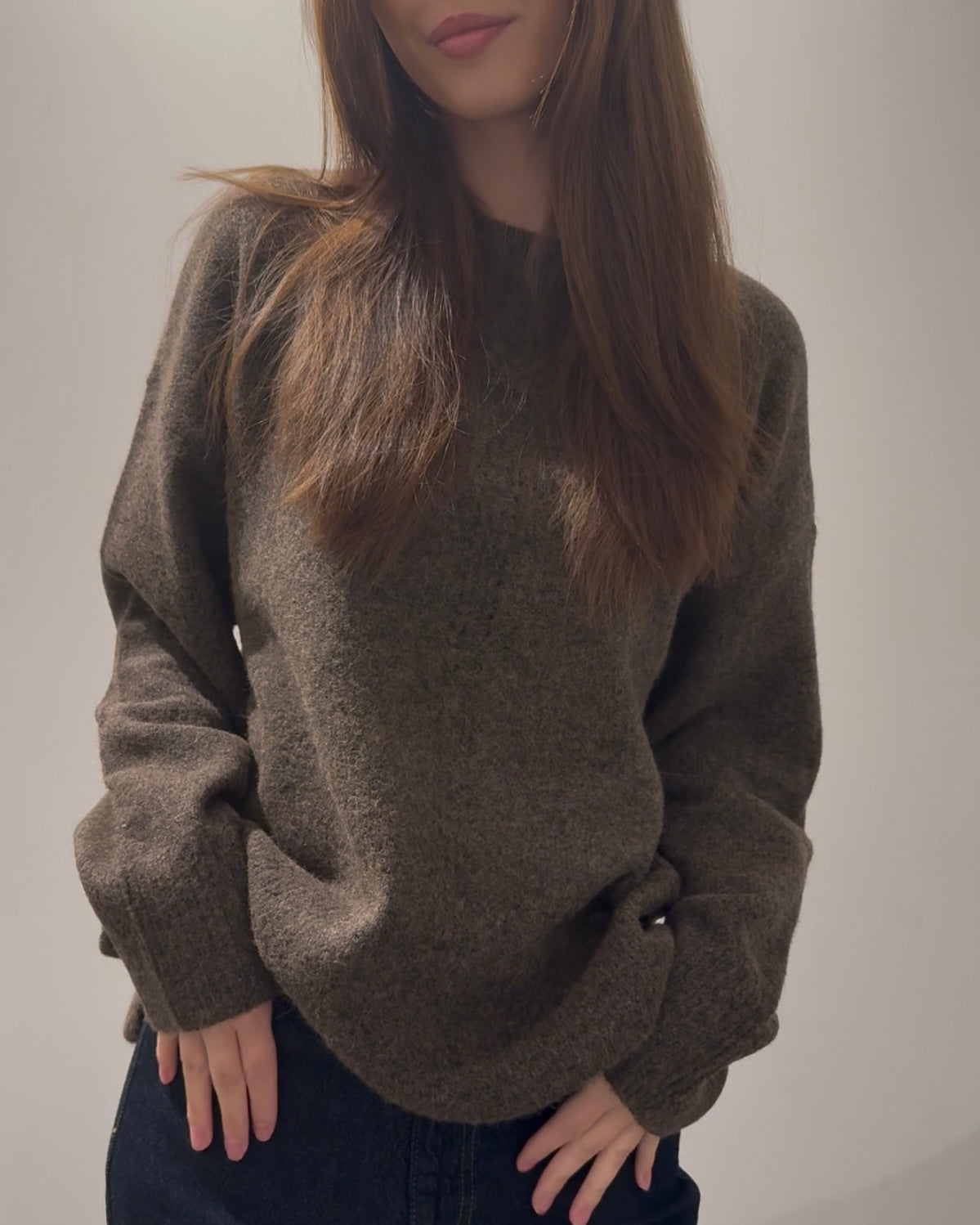 OBJJUNO Pullover - Morel