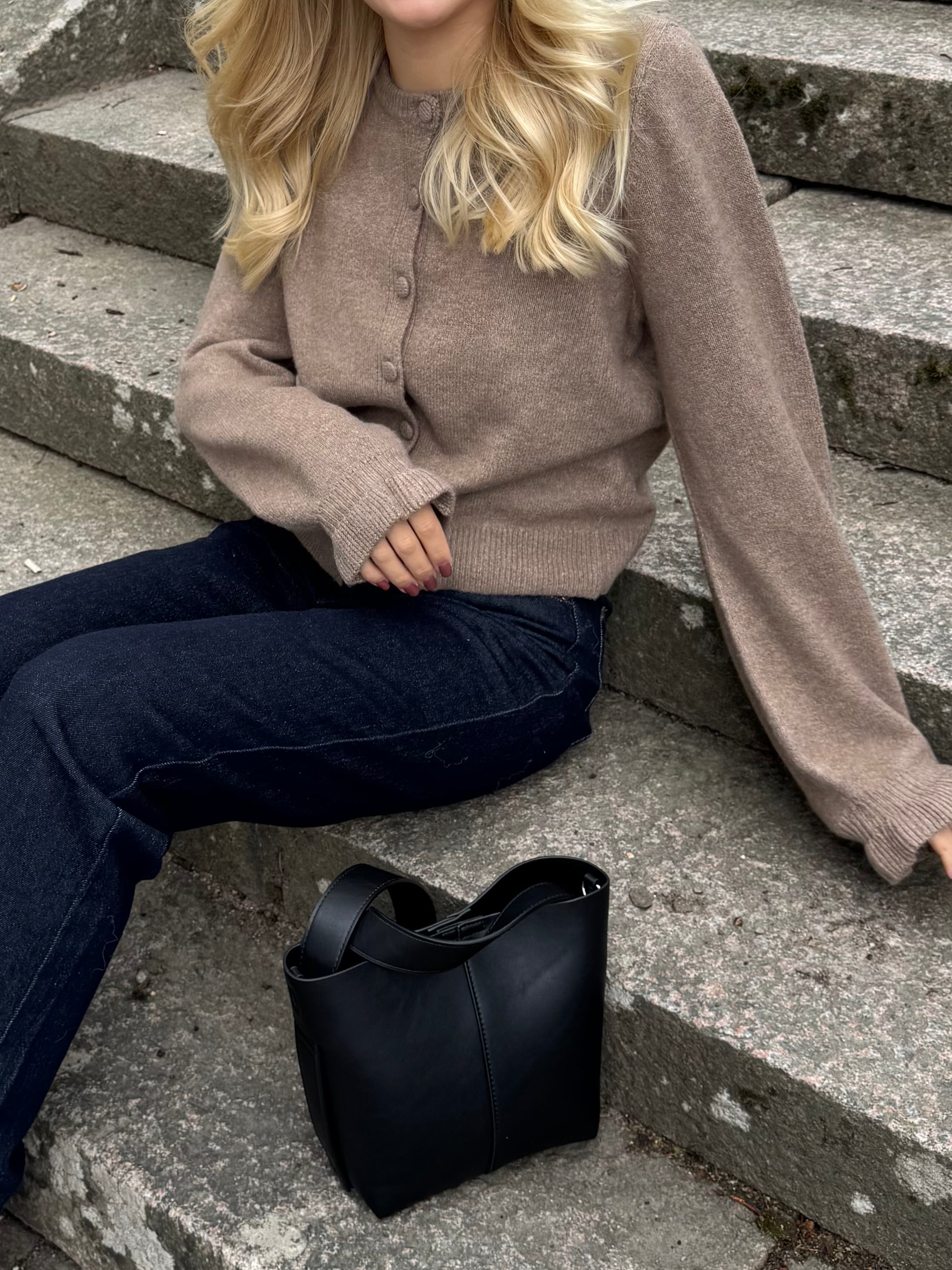 VIAMARA Knit Cardigan - Mountain Trail