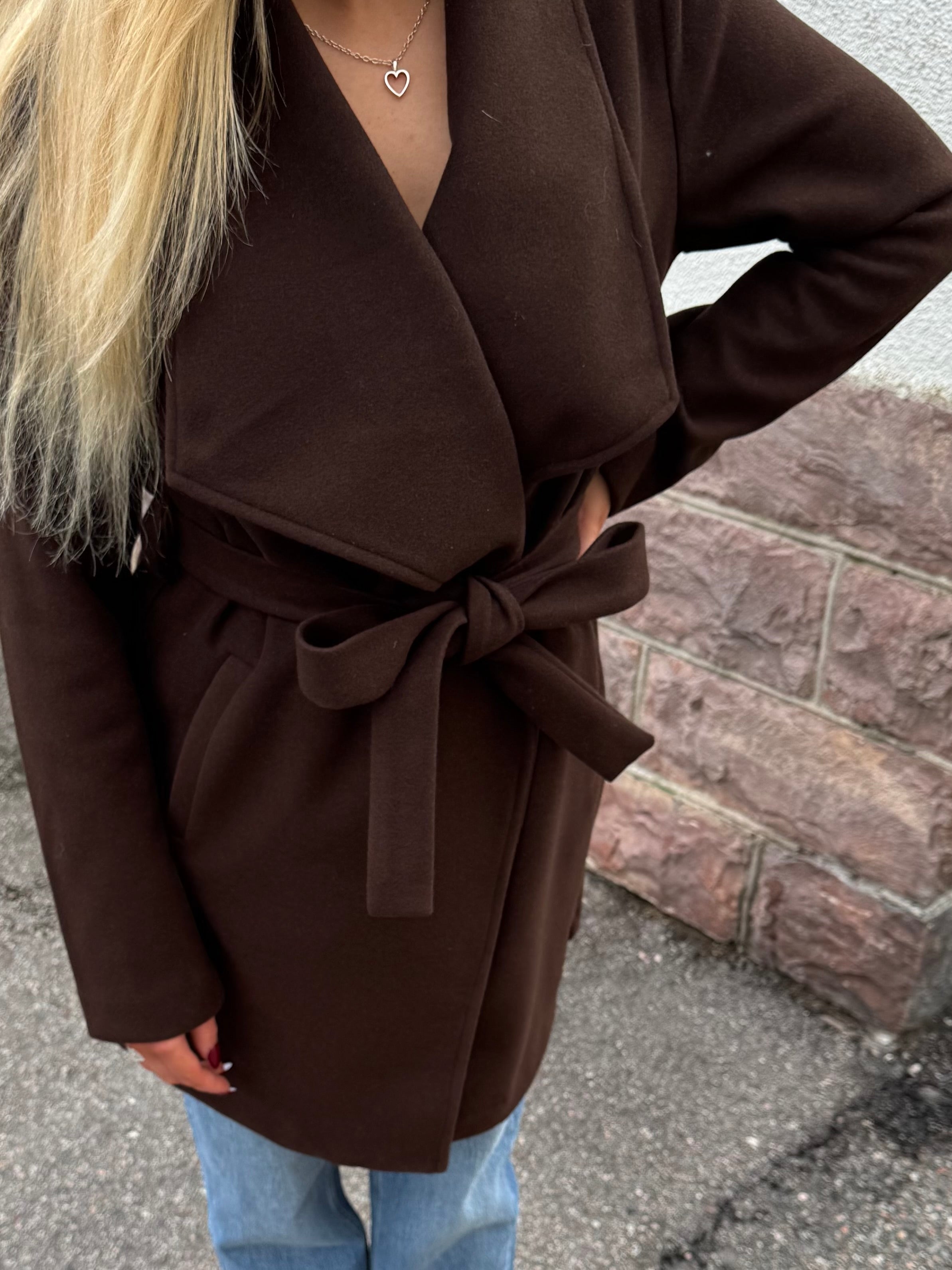 VICOOLEY Coat - Coffee Bean