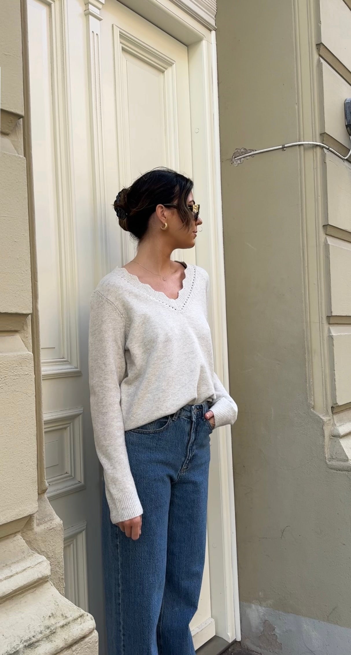 VINIKOLINA Knit Top - Super Light Natural Melan