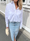 VIJAF Midi Skirt - Light Blue Denim