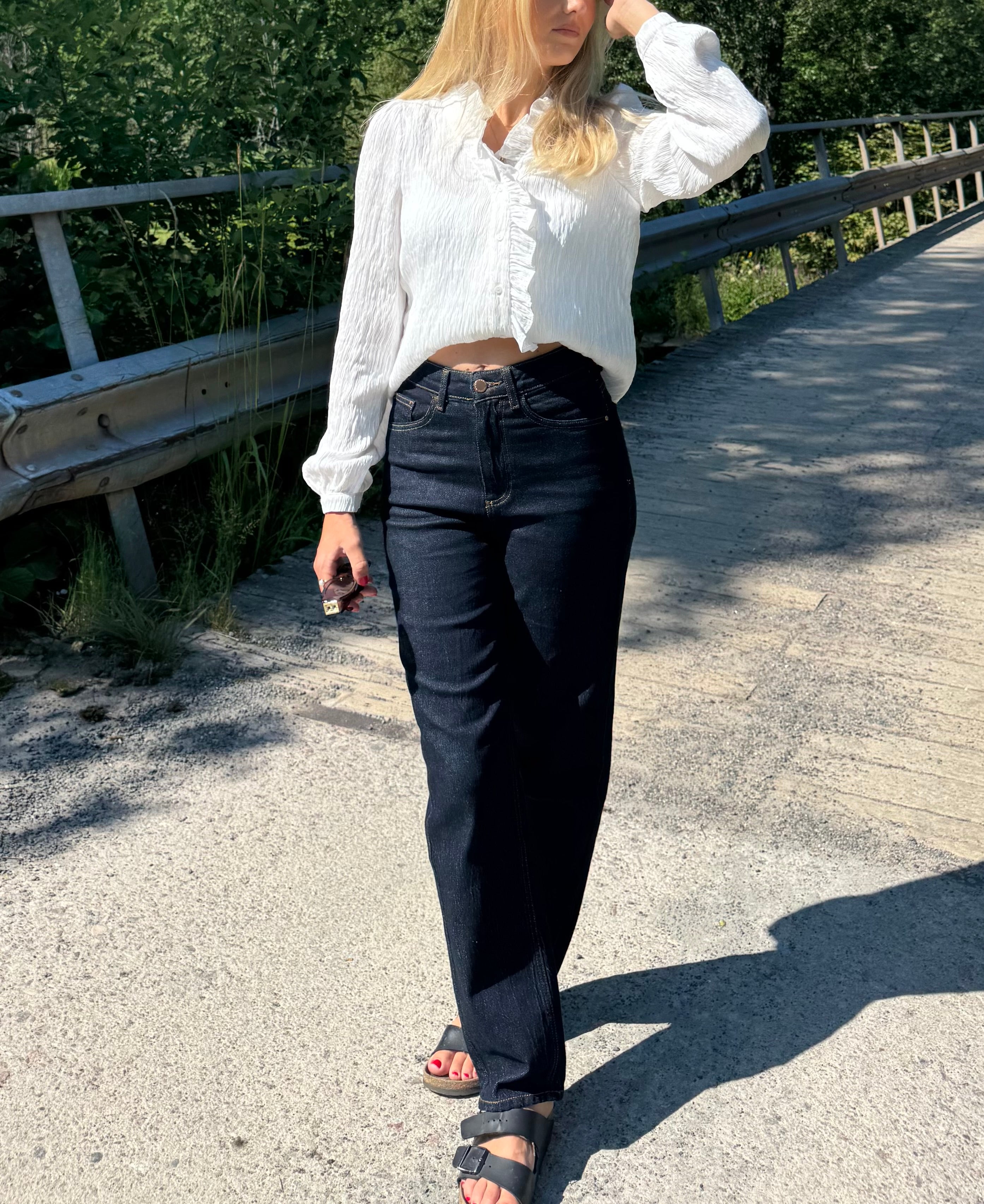 VIKELLY Jeans - Dark Blue Denim