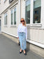 VIJAF Midi Skirt - Light Blue Denim