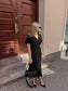 VILOVIE Midi Dress - Black