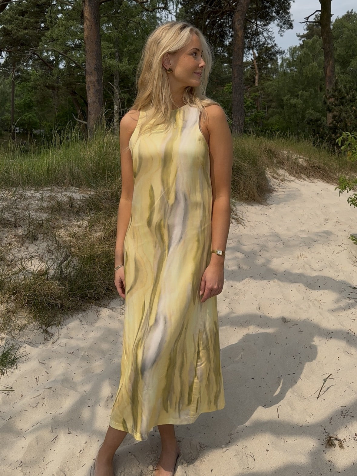 VIMURINA Midi Dress - Pale Banana