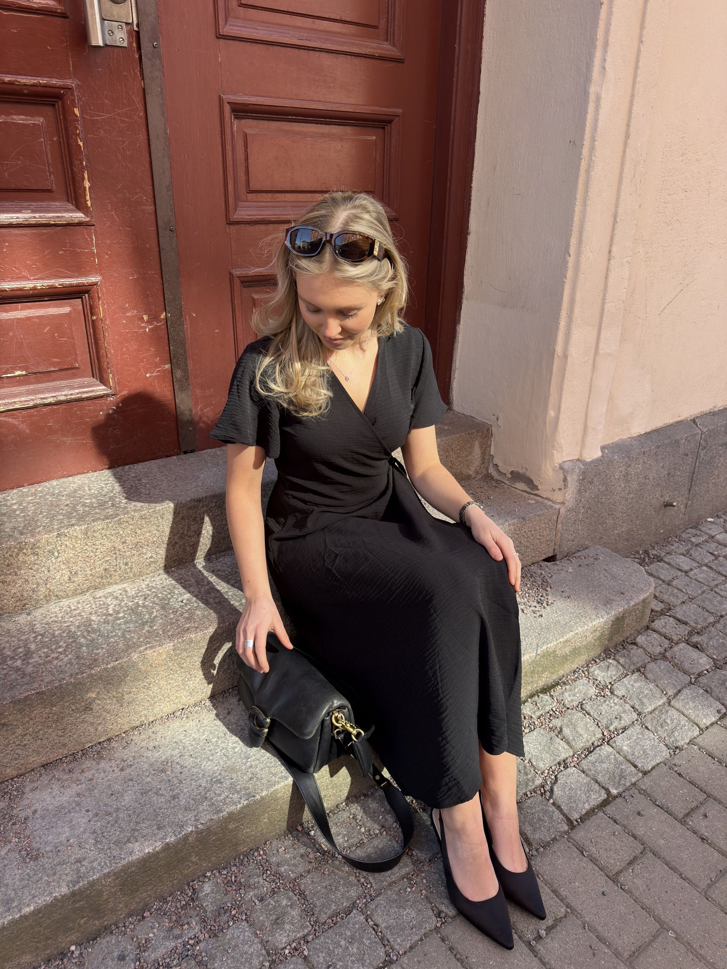 VILOVIE Midi Dress - Black