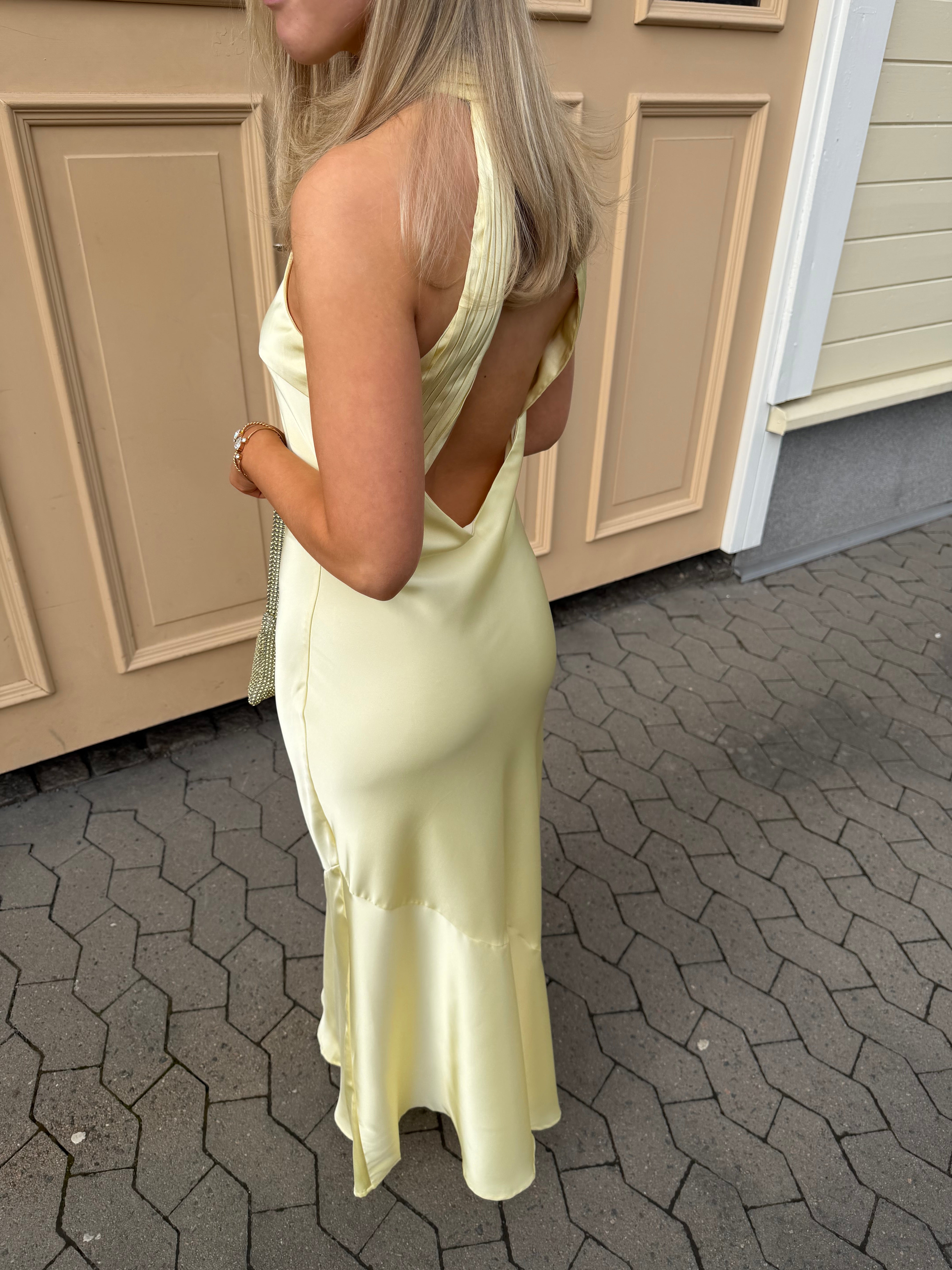 VIBEA Long Dress - Pastel Yellow