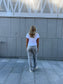 VIKELLY Jeans - Light Grey Denim