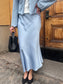 VIELLETTE Midi Skirt - Kentucky Blue