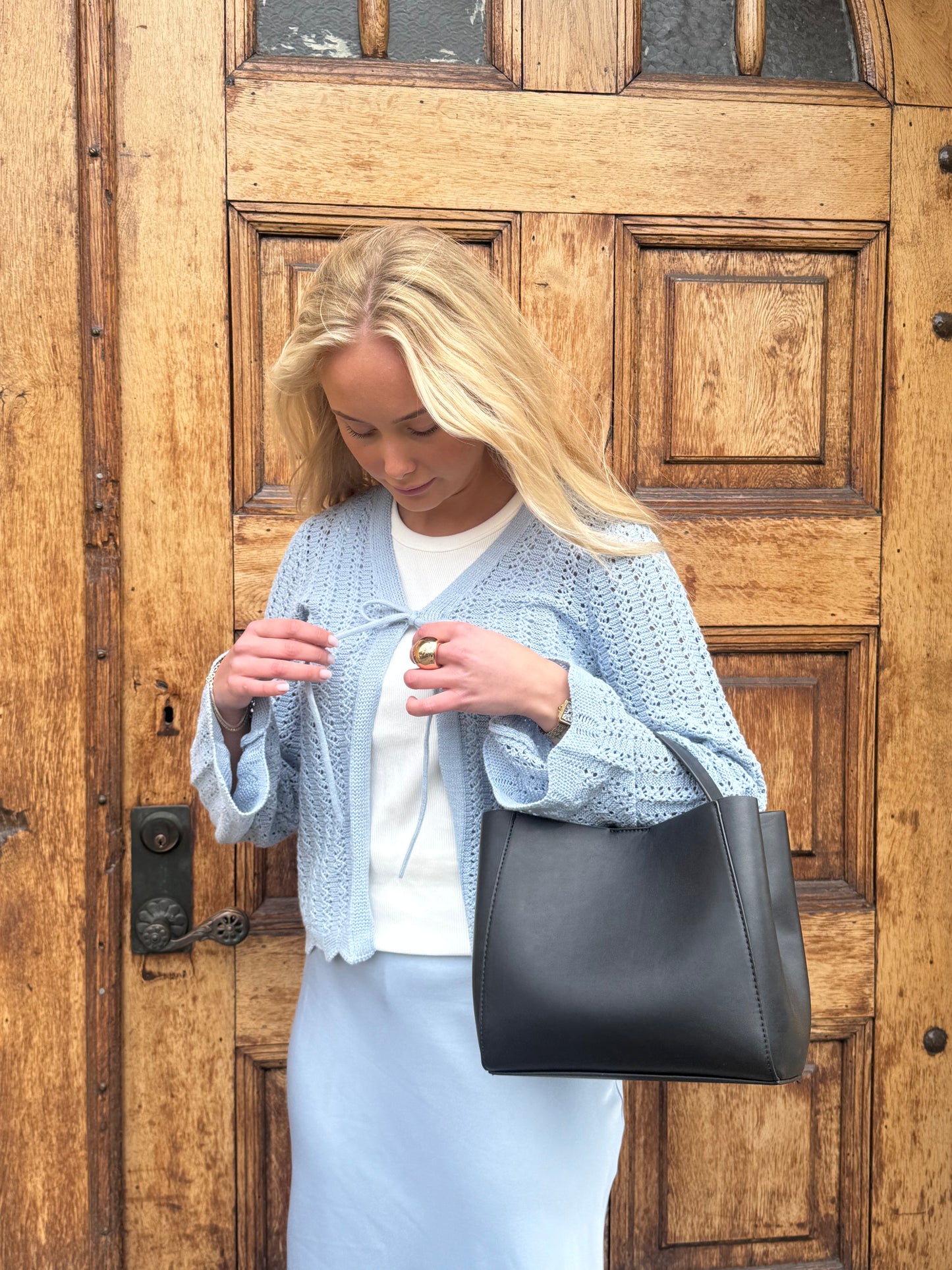 VINOI Knit Cardigan - Kentucky Blue
