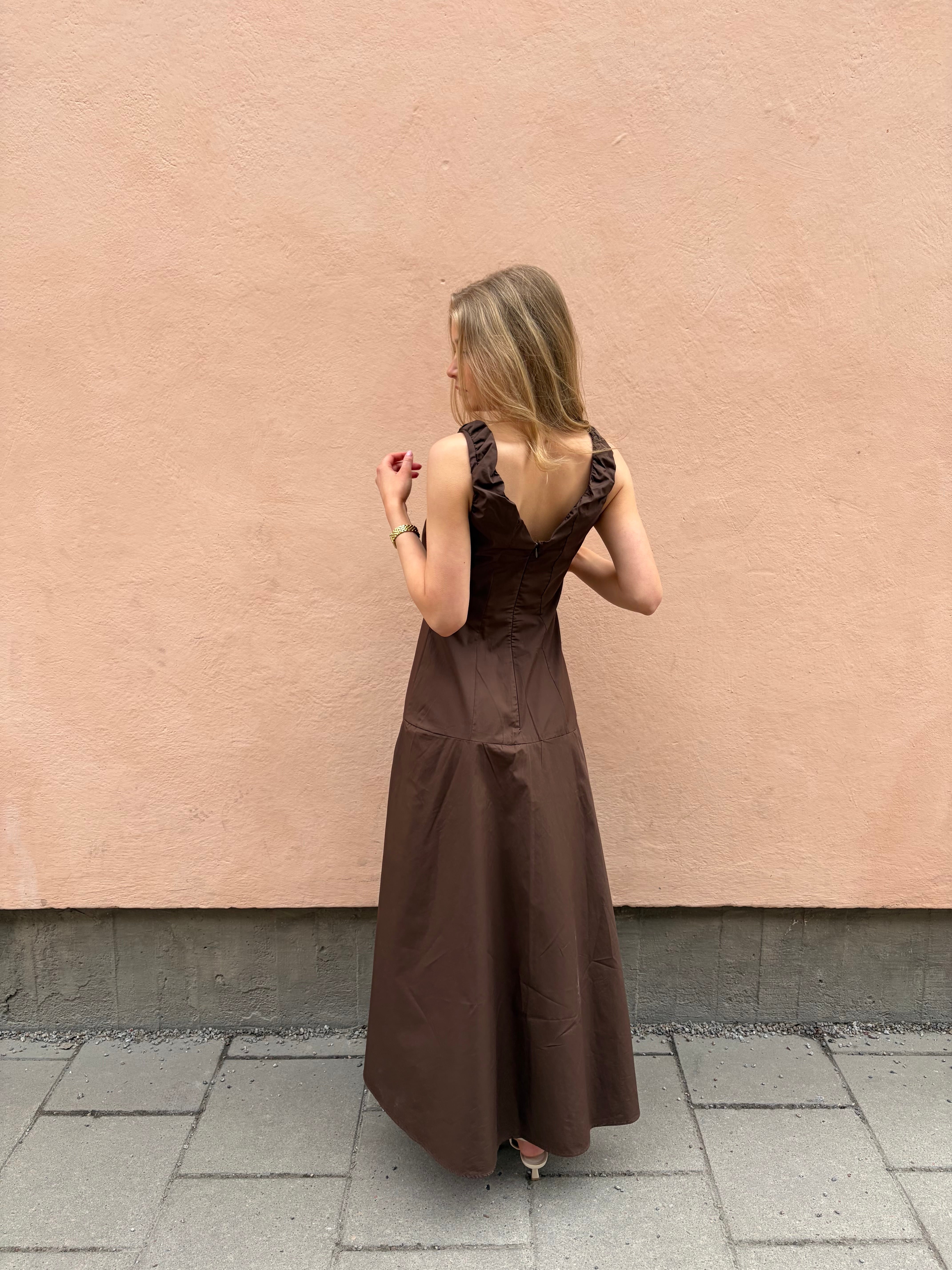VIEMBLA Long Dress - Bracken