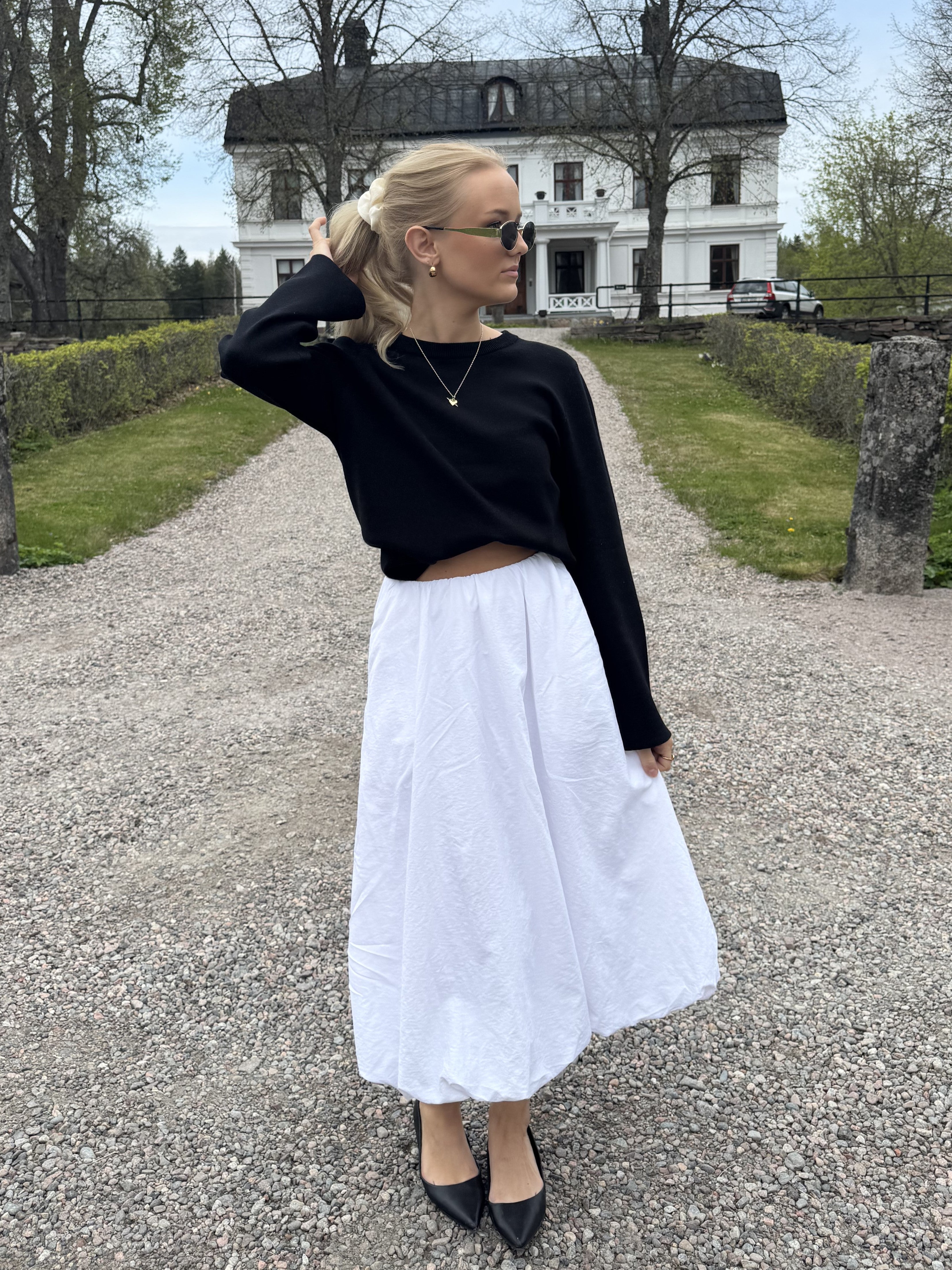 OBJETTA Long Skirt - Cloud Dancer