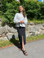 VIJAF Skirt - Black Denim