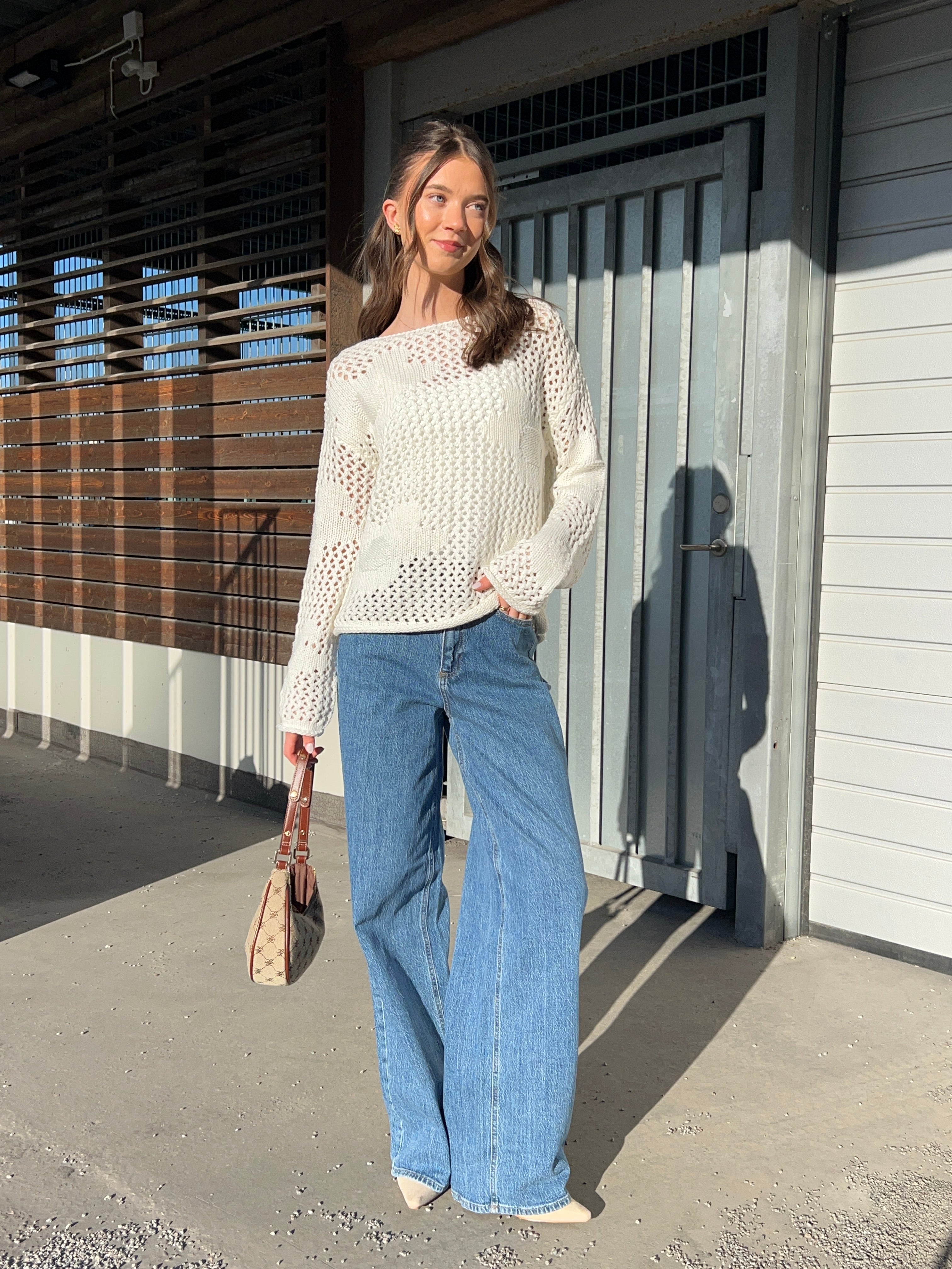 OBJBRITTA Pullover - Cloud Dancer