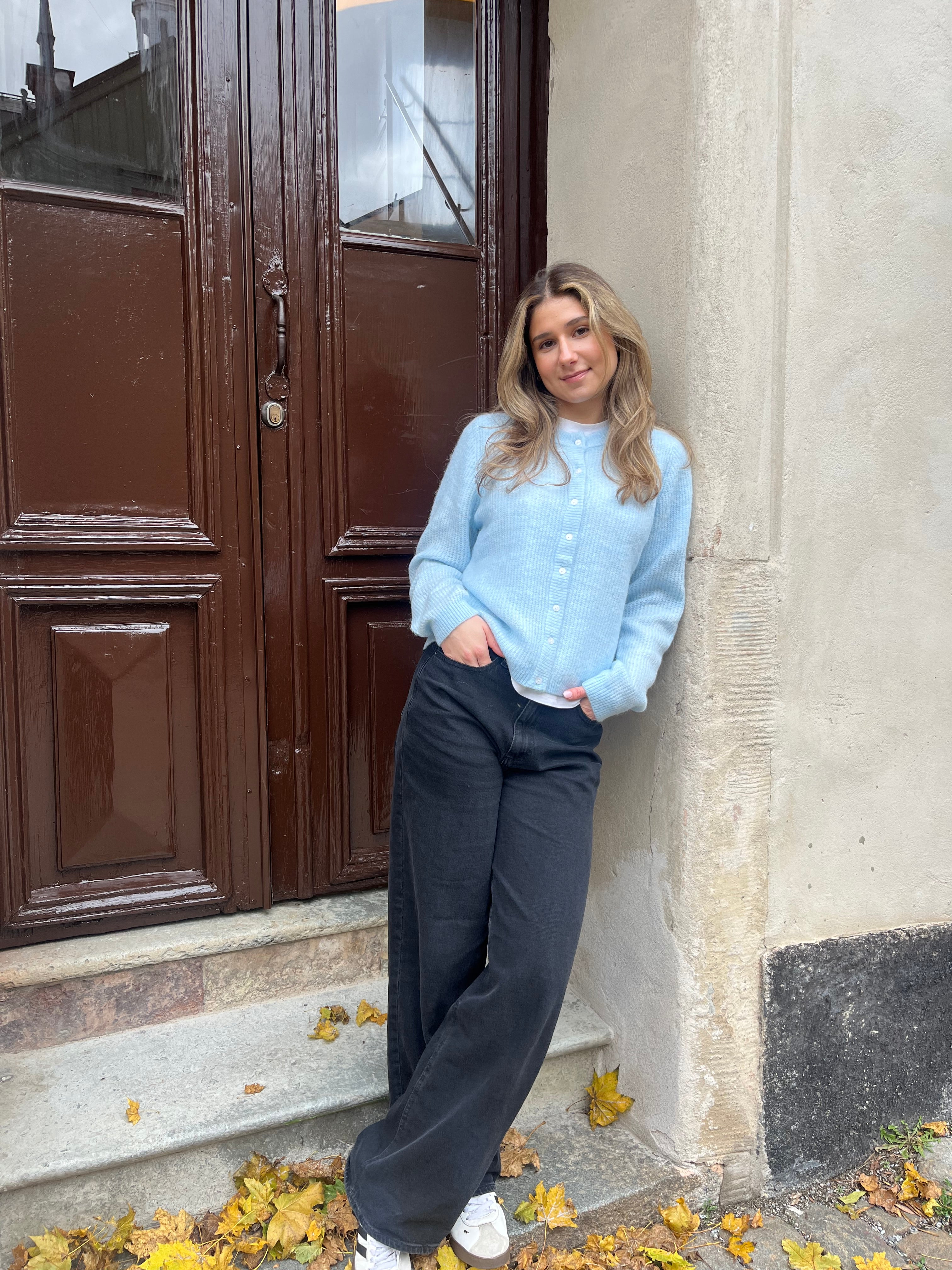 VILORY Knit Cardigan - Nantucket Breeze