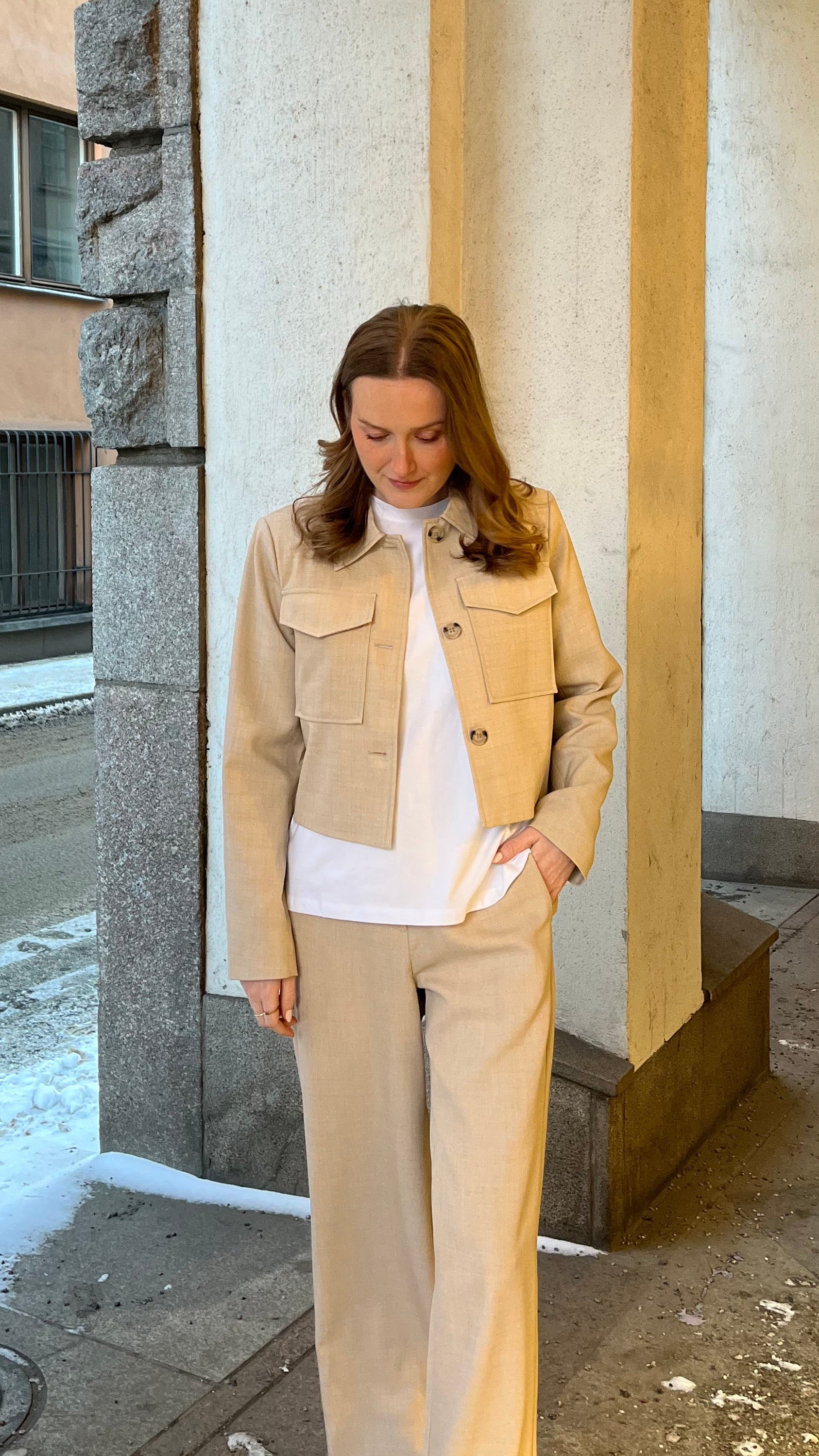 VIROSA Light Jacket - Super Light Natural Melan