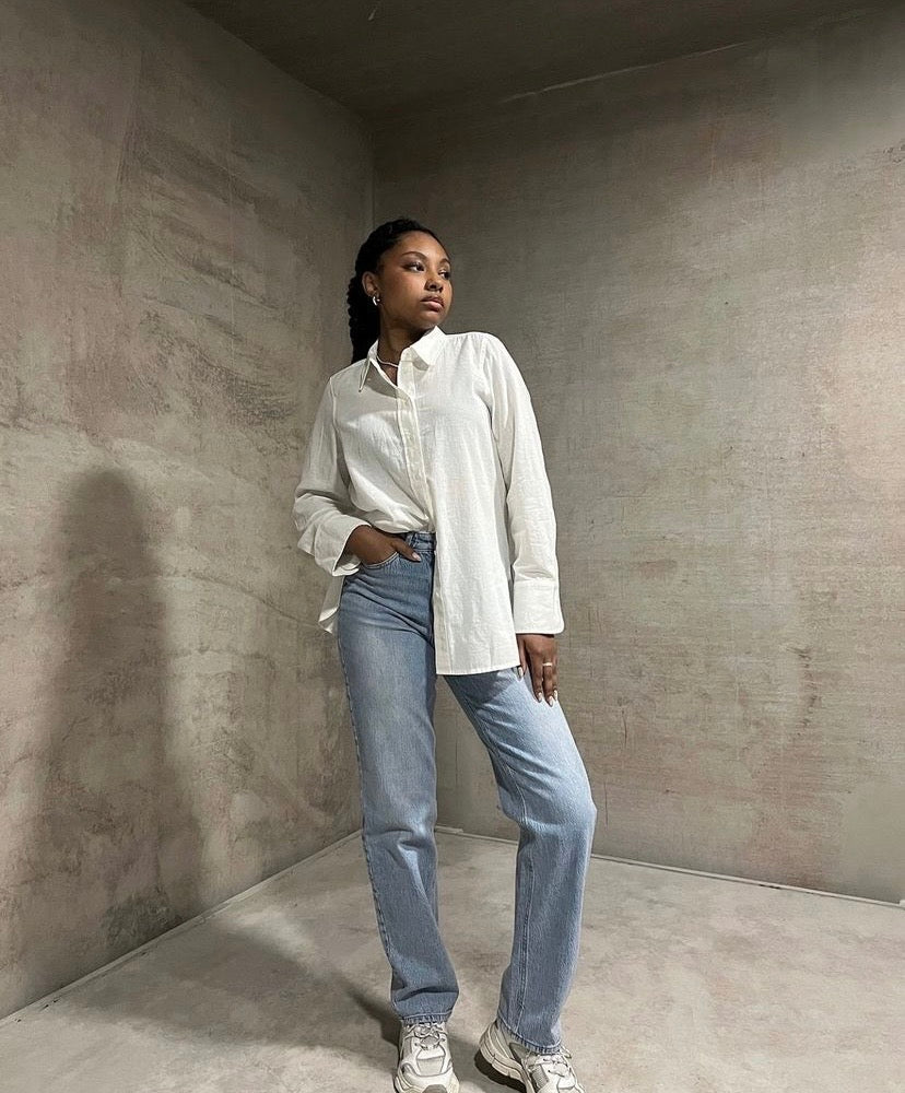 VIKELLY Jeans - Light Blue Denim