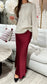 VIELLETTE Midi Skirt - Cabernet
