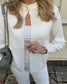 VISEBAHAT Knit Cardigan - Coconut Milk