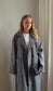VIPOKA Coat - Medium Grey Melange