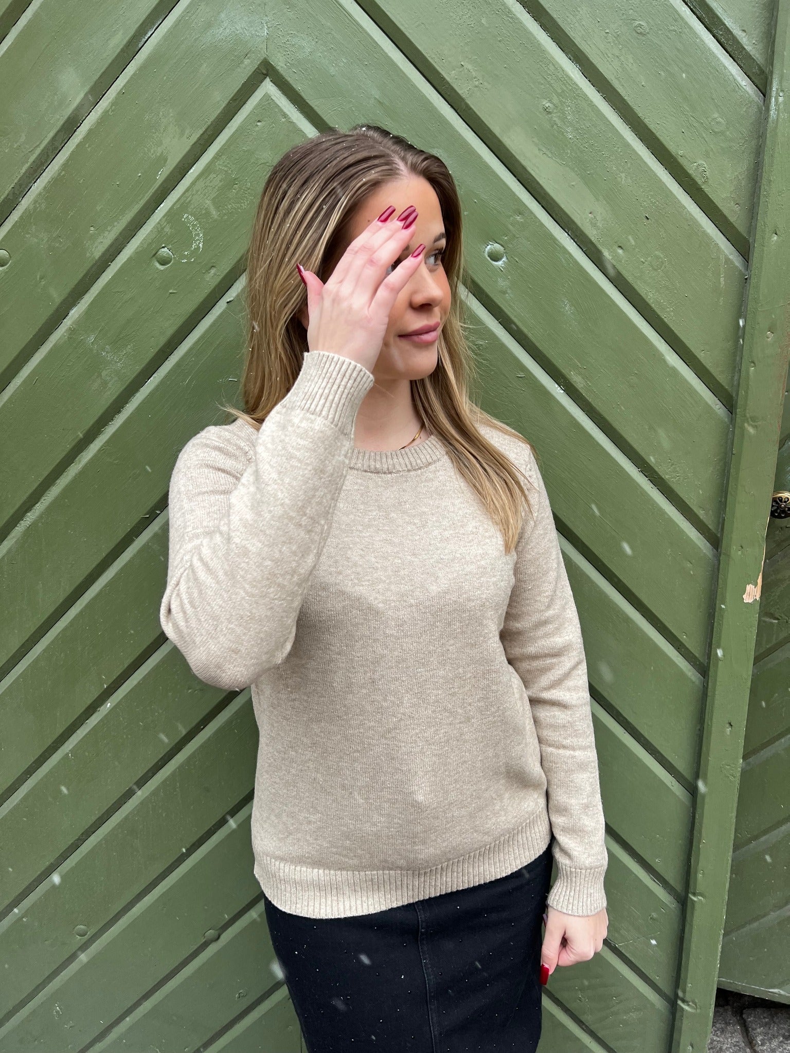 VIRIL Pullover - Natural Melange