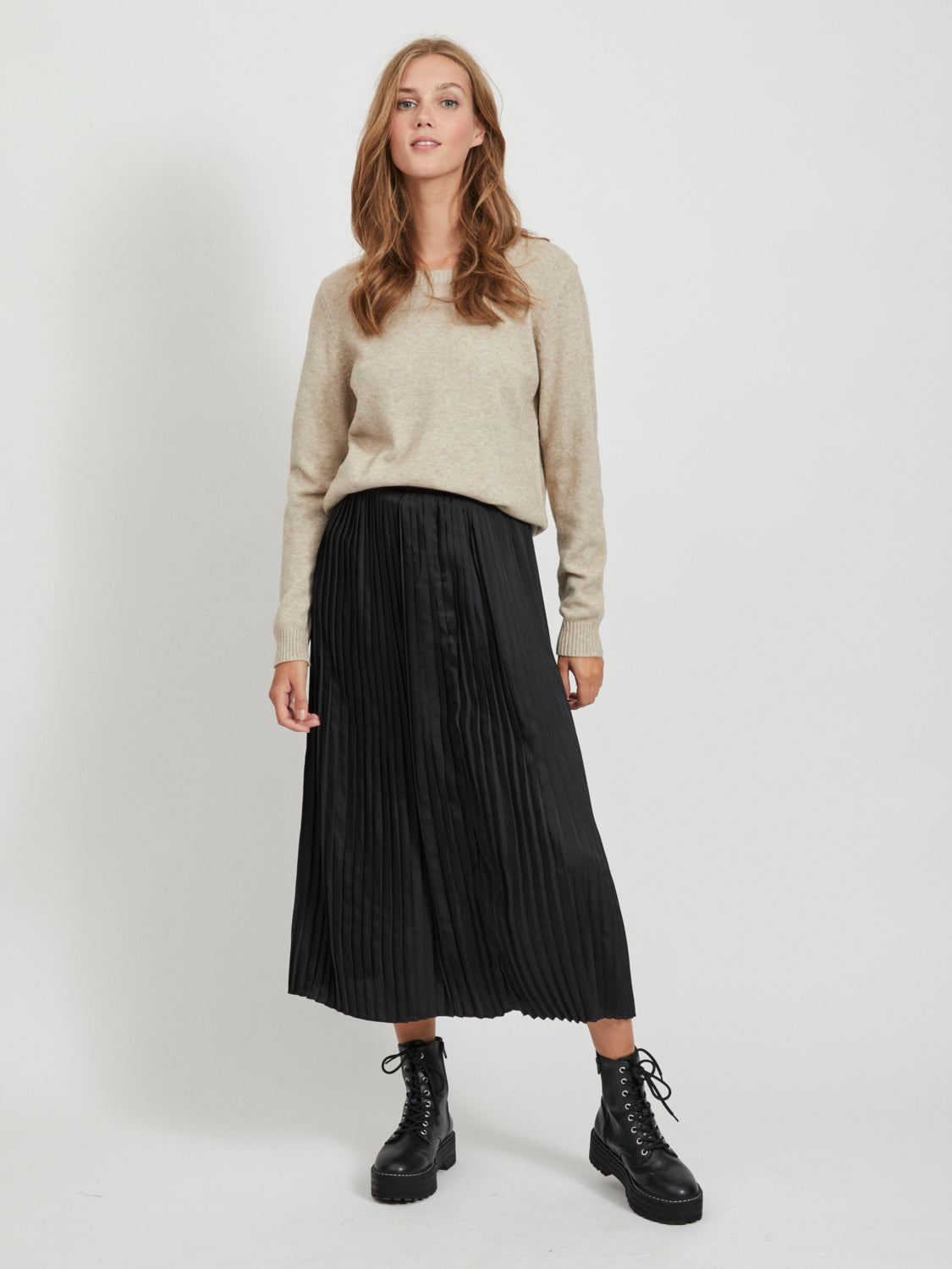 VIRIL Pullover - Natural Melange