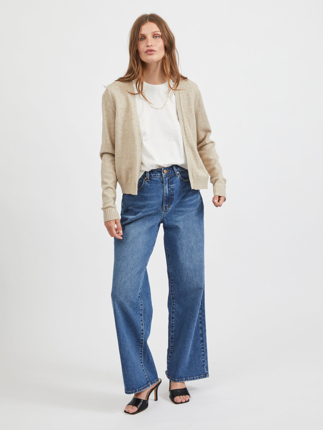 VIRIL Cardigan - Natural Melange